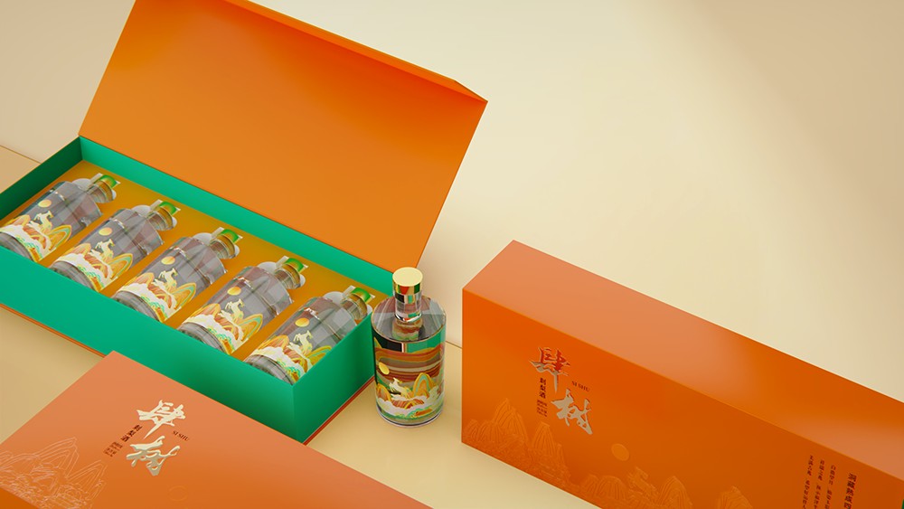 肆树白酒包装设计